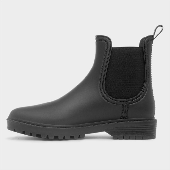 Womens Black Chelsea Welly