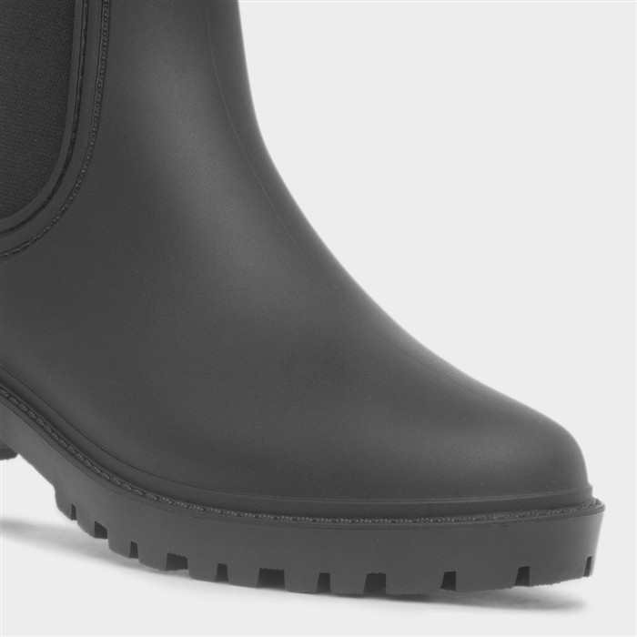 Womens Black Chelsea Welly