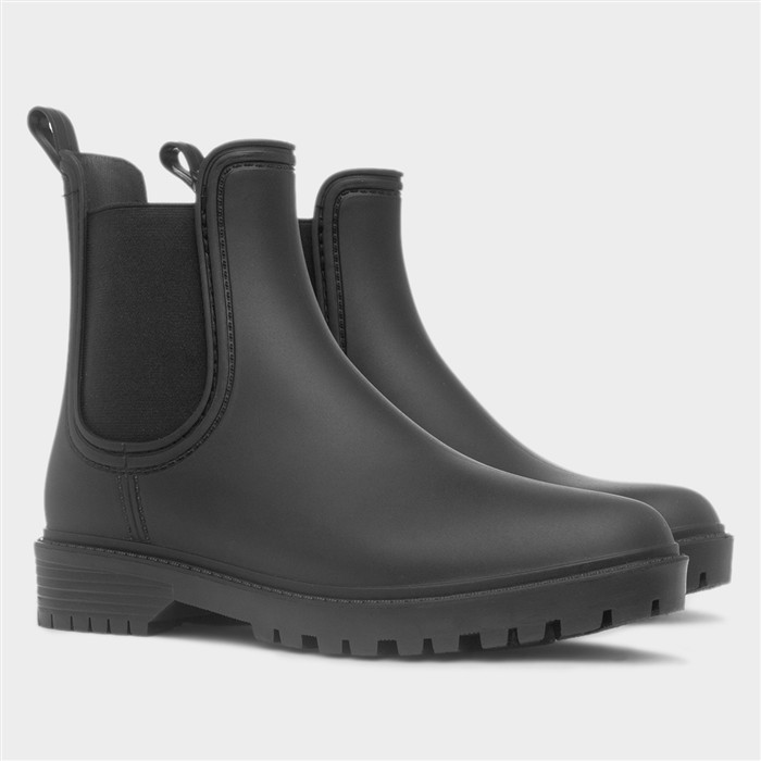 Womens Black Chelsea Welly