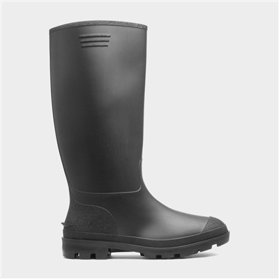 Adults Black Tall Welly