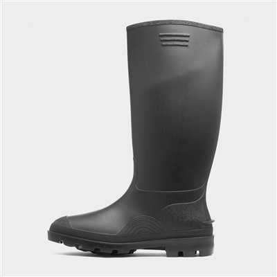 Adults Black Tall Welly