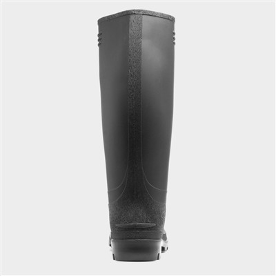 Adults Black Tall Welly