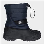 Cotswold Icicle Kids Blue Toggled Snow Boot (Click For Details)