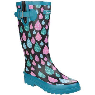 Womens Burghley Multi-Coloured Welly
