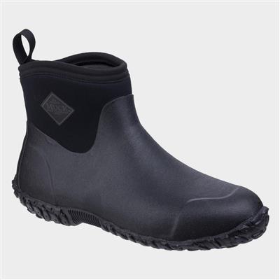 Mens Muckster II Black Ankle Welly Boot
