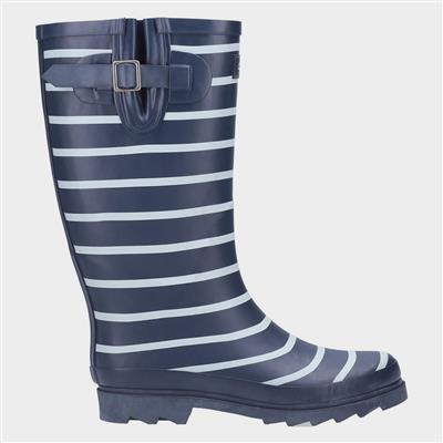 Womens Sailor Welly in Navy