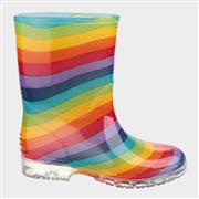 Cotswold Kids PVC Jnr in Multi-Coloured Welly (Click For Details)