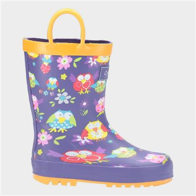 Kids Puddle Owl Welly