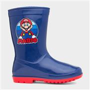 Super Mario Kids Navy Welly (Click For Details)