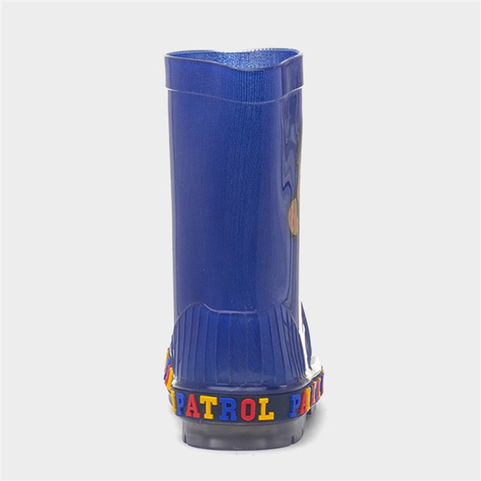 Oli Kids Blue PVC Light Up Welly
