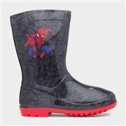 Spiderman Kids Black Wellies (Click For Details)