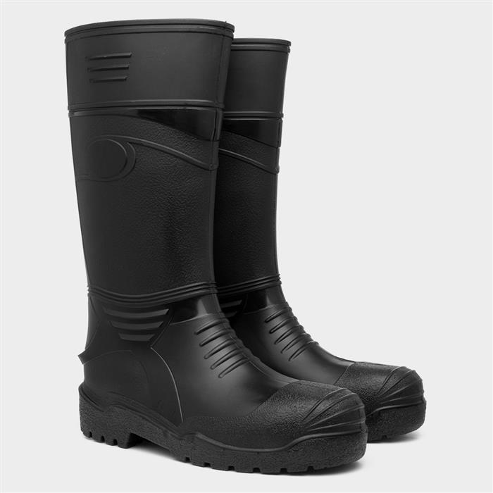 Adults Black Tall Wellies