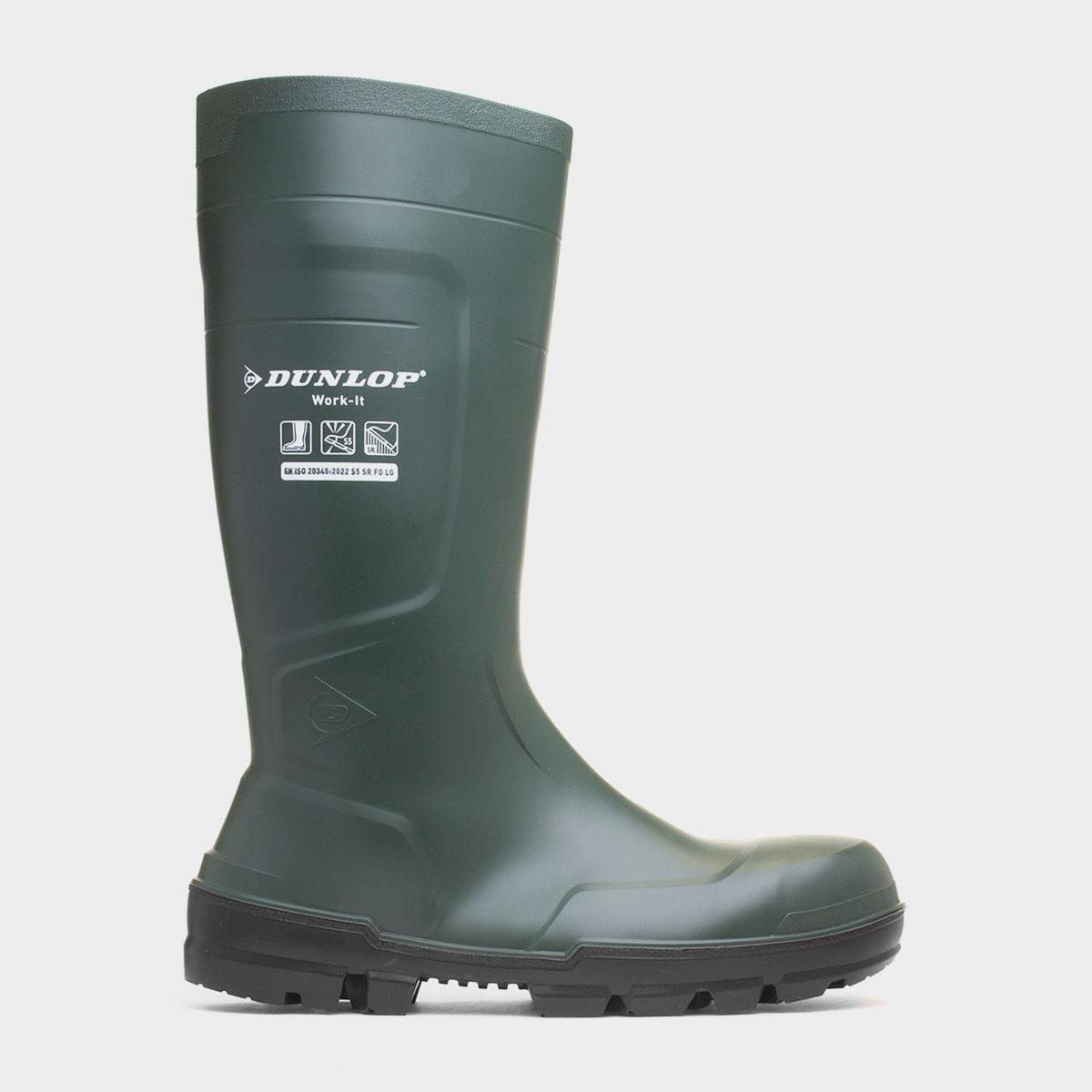 Work-It Mens Green Safety Welly NB2K01