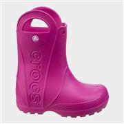 Crocs Handle It Kids Rain Boot in Pink (Click For Details)