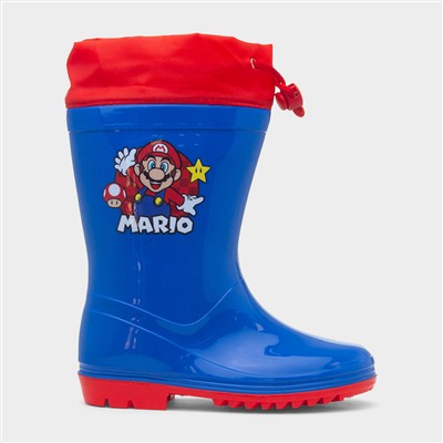 Kids Blue & Red Welly