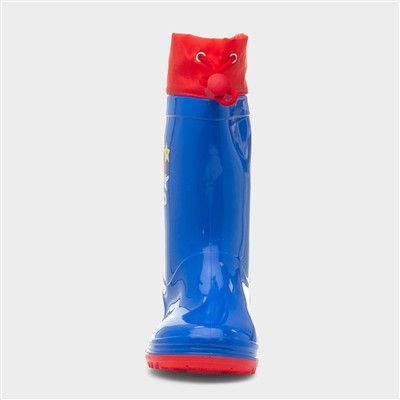 Kids Blue & Red Welly