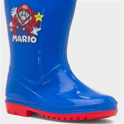 Kids Blue & Red Welly