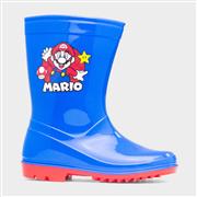 Super Mario Kids Blue Welly (Click For Details)