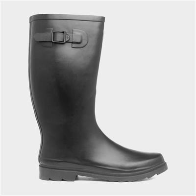 Recon Mens Black Welly