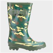 Cotswold Innsworth Kids Camouflage Green Welly (Click For Details)