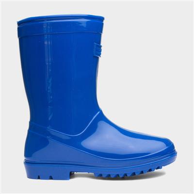 Wenlock Jnr Kids Blue Wellies