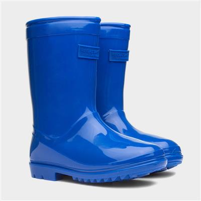 Wenlock Jnr Kids Blue Wellies