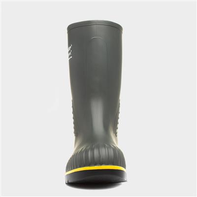 Mens Green Heavy Duty Calf Welly B440631