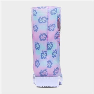 Kids Purple PVC Welly