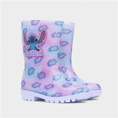Kids Purple PVC Welly