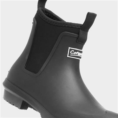 Grosvenor Womens Black Ankle Welly