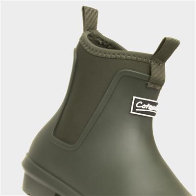 Grosvenor Womens Green Ankle Welly