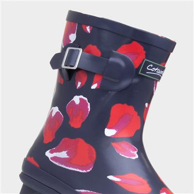 Badminton Womens Navy Petal Welly