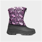 Cotswold Iceberg Kids Pink Butterfly Snow Boot (Click For Details)