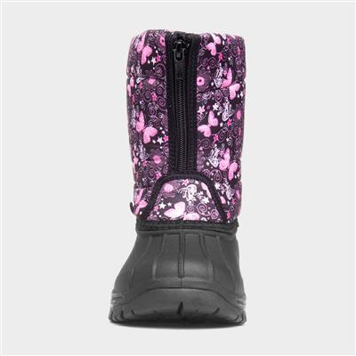 Iceberg Kids Pink Butterfly Boot