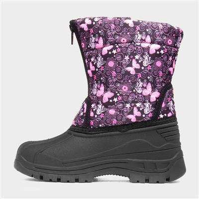 Iceberg Kids Pink Butterfly Boot
