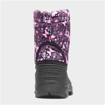Iceberg Kids Pink Butterfly Boot