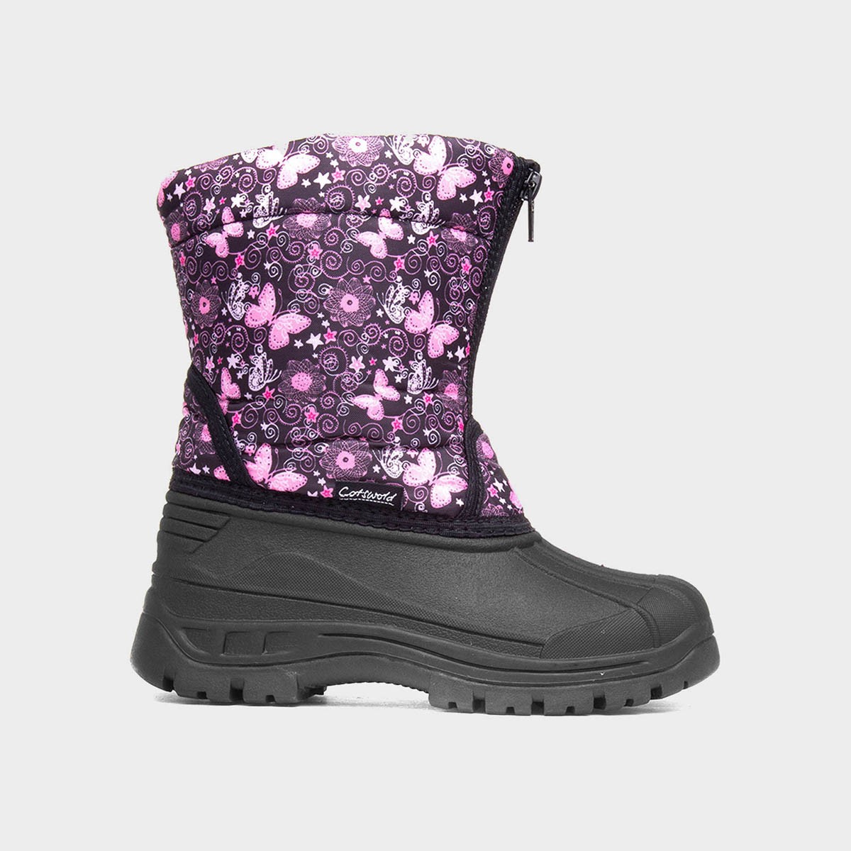 Iceberg Kids Pink Butterfly Snow Boot