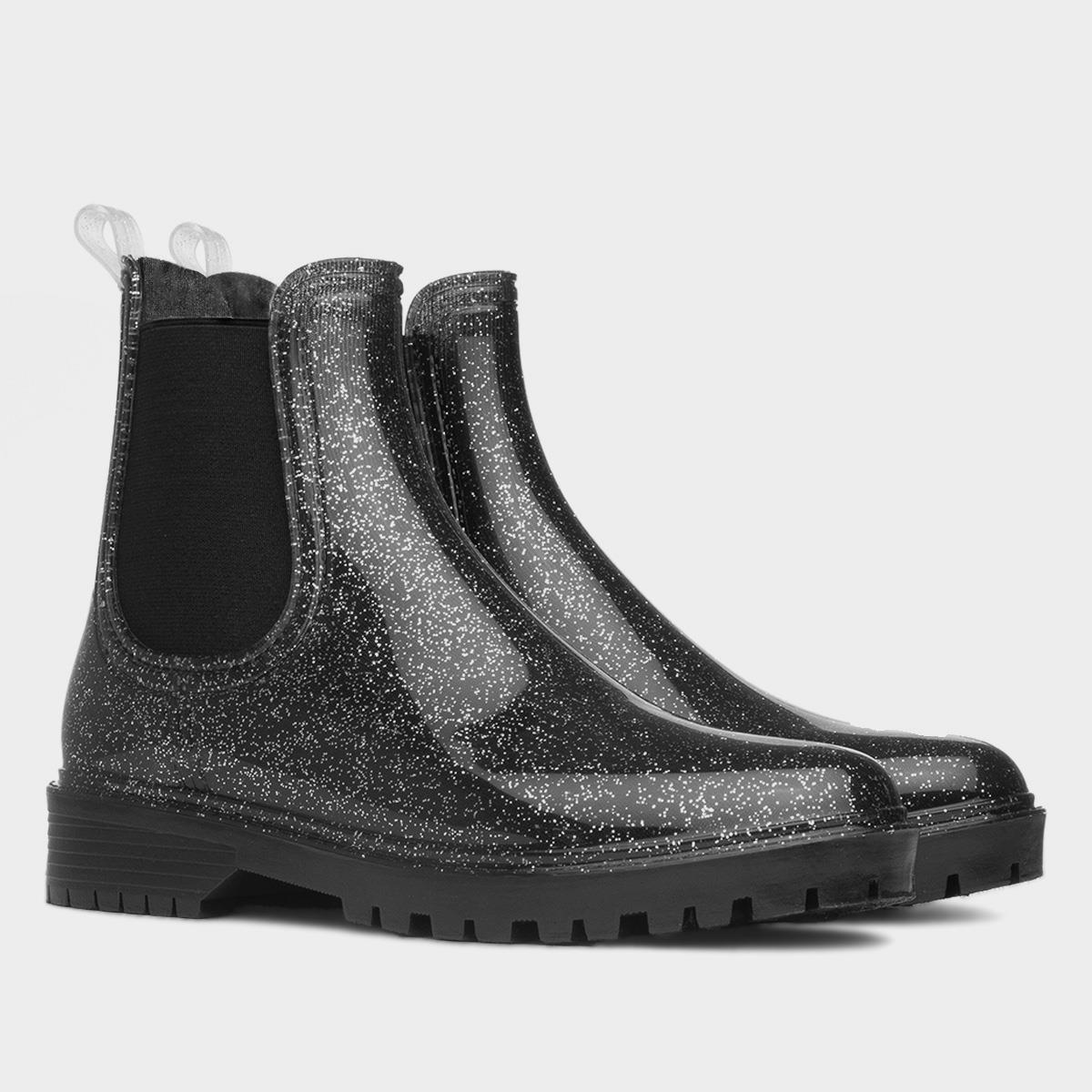 Glitter chelsea rain boots 2025