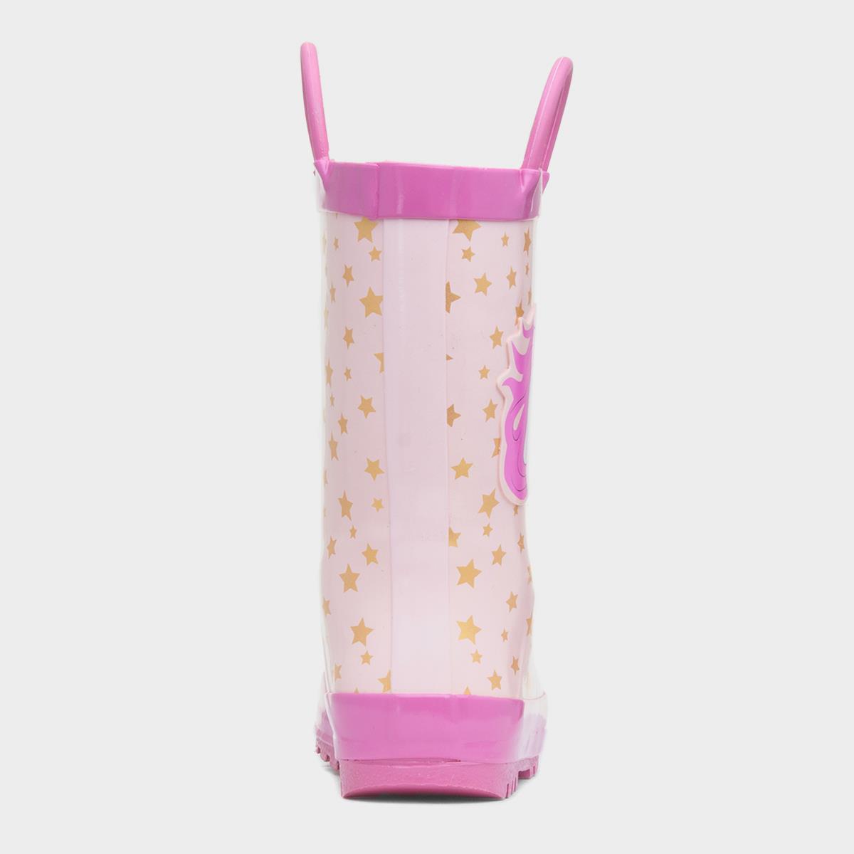 Unicorn Ankle Wellies For Toddlers Cotswold Puddle Girls Pink