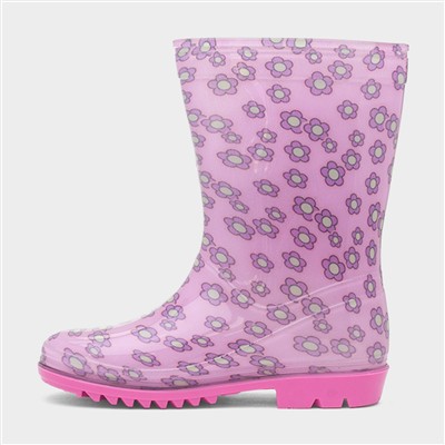 Kids Pink Welly