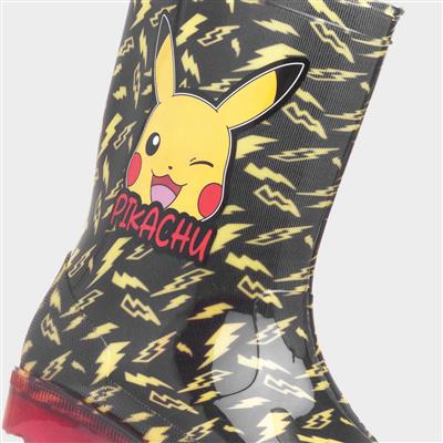 Ezra Kids Black PVC Welly