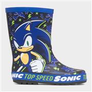 Sonic The Hedgehog Blake Kids Blue Welly (Click For Details)