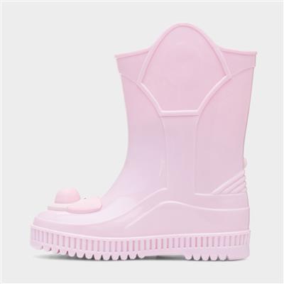 Kids Pink Pig Welly