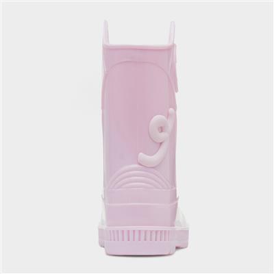 Kids Pink Pig Welly