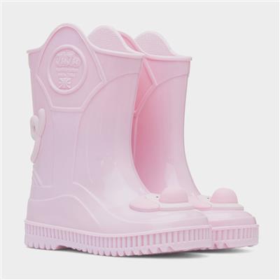 Kids Pink Pig Welly