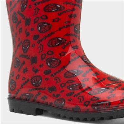 Kids Red Character Welly