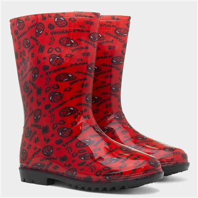 Kids Red Character Welly