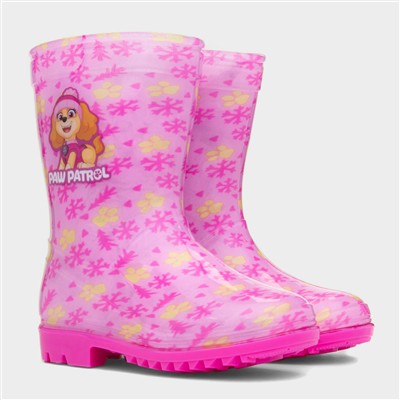 Kids Fuchsia Welly