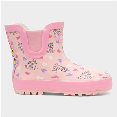 Kids Pink Chelsea Welly