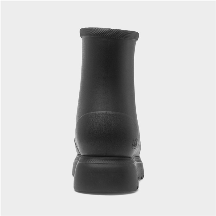 Dream Womens Black Lightweight Chunky Welly